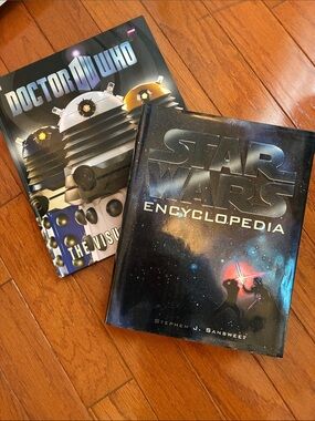 Star Wars Encyclopedia and Doctor Who visual dictionary set
